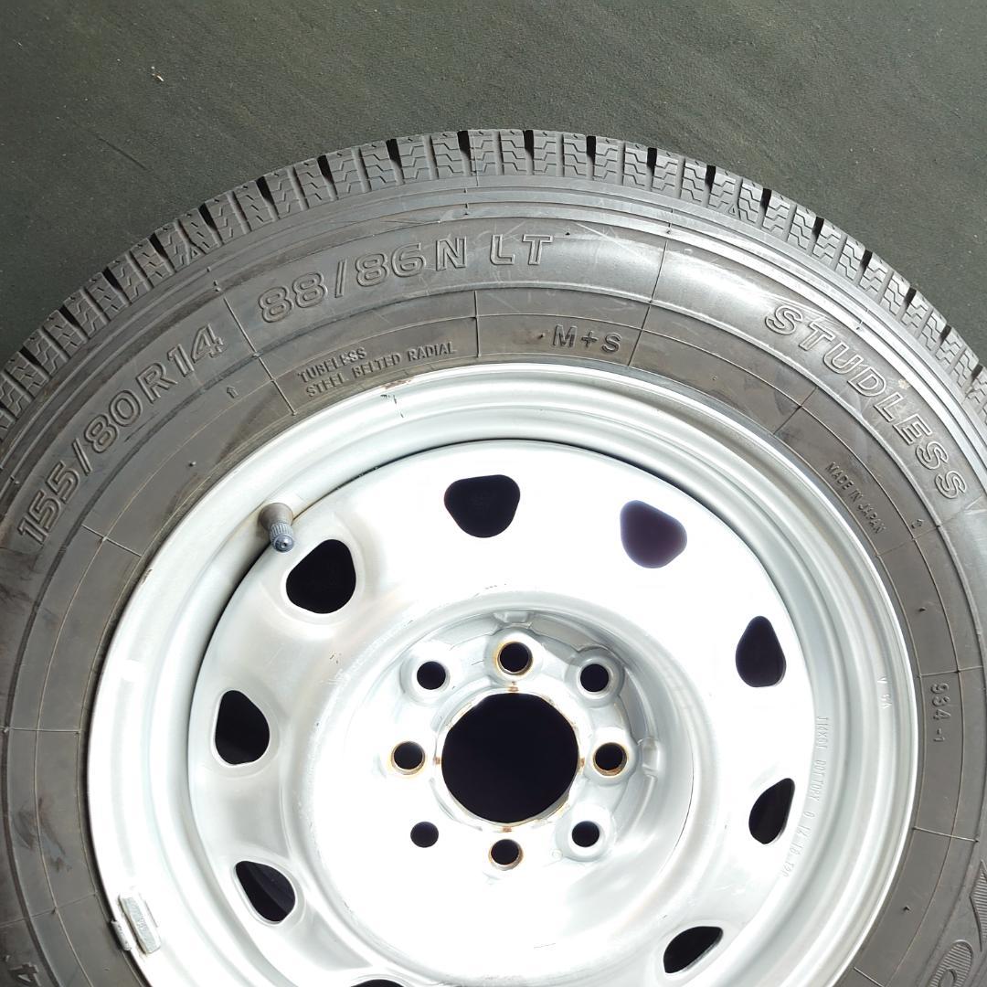 マルチ 155/80R14 LT プロボック ADバン PCD100/114.3