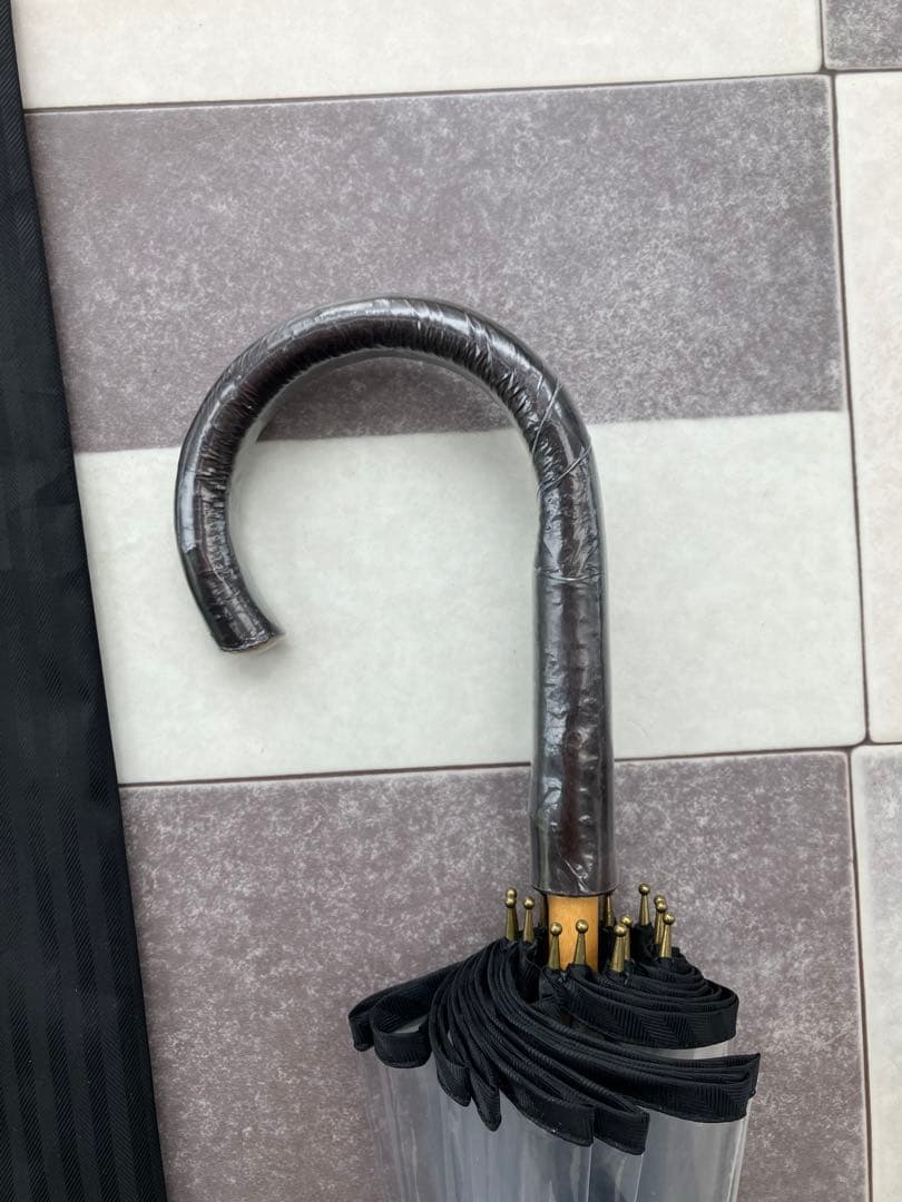 ホワイトローズ 日本製 長傘 透明