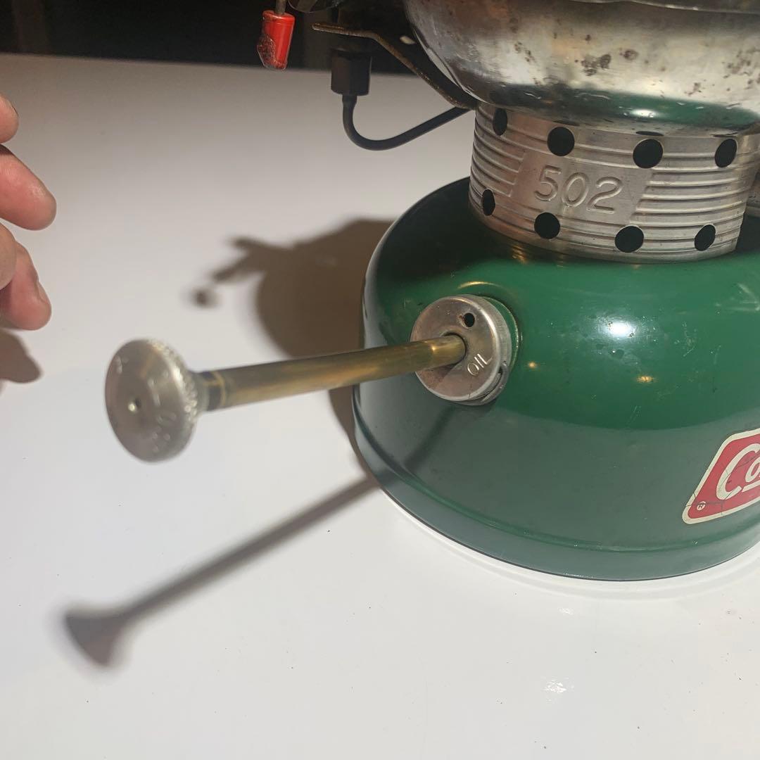 コールマン 502 シングルバーナー 1979 2月 動作OK