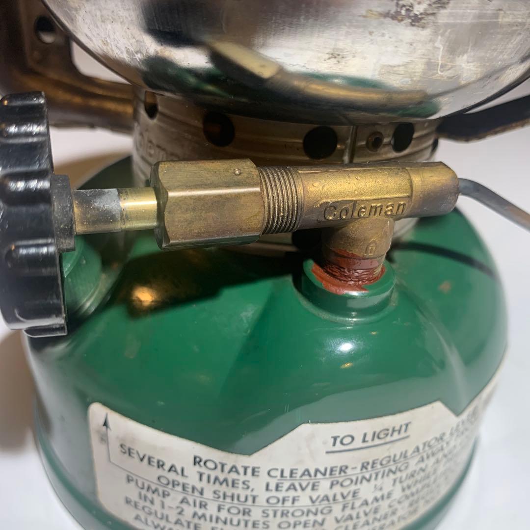 コールマン 502 シングルバーナー 1979 2月 動作OK