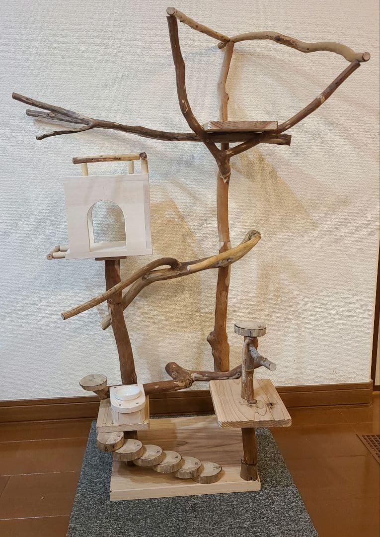 ③ ☆てん☆オーダーバードアスレチック　流木　ハンドメイド