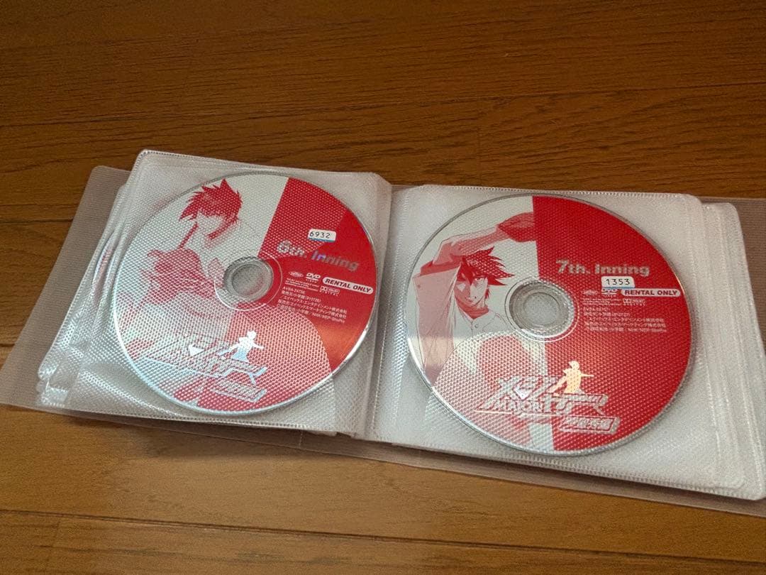 メジャー アニメ DVD レンタル落ち 36枚セット