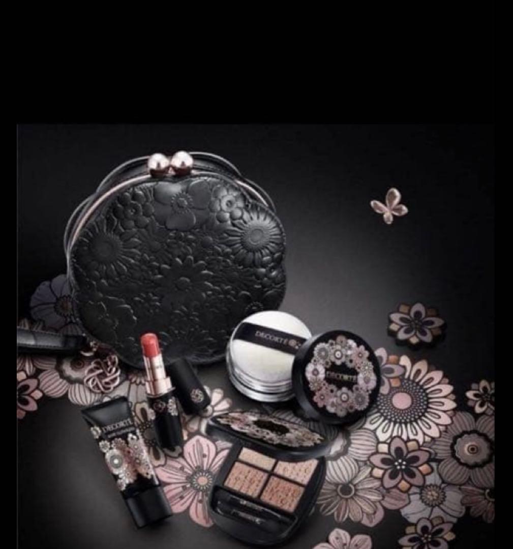 新品　コスメデコルテ　クリスマスコフレ　口紅　化粧下地　ルースパウダー　ポーチ