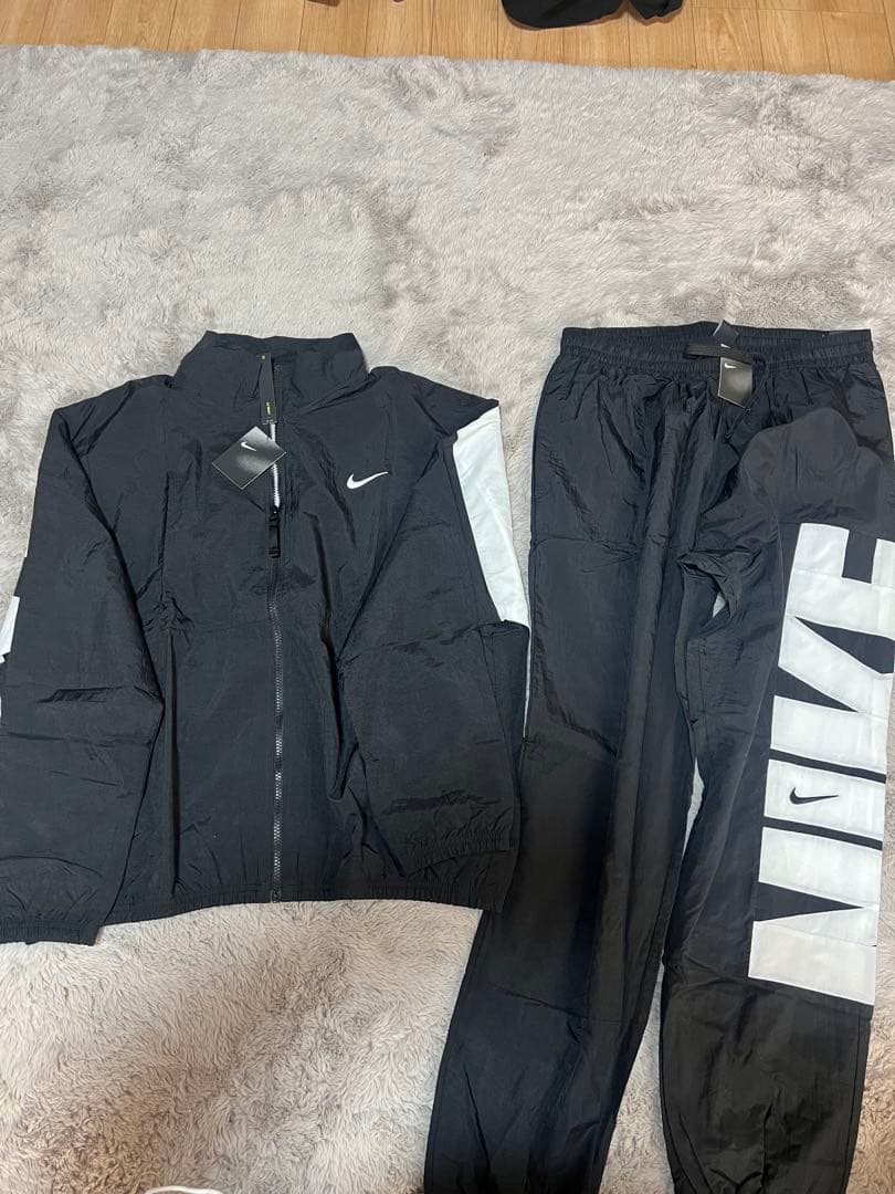 00s Nike ブラック ジャケット・パンツセット XXL