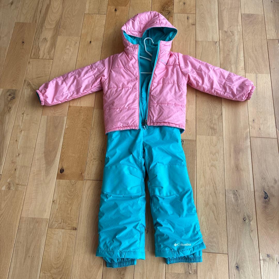 Columbia リバーシブル子ども用スキーウェア 上下セット