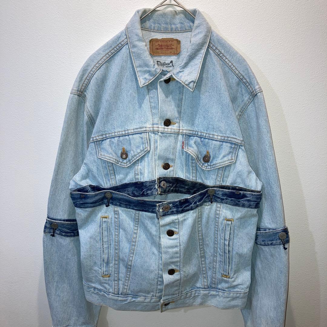 BONUM LEVI'S リメイク デニムジャケット　Gジャン　Lサイズ