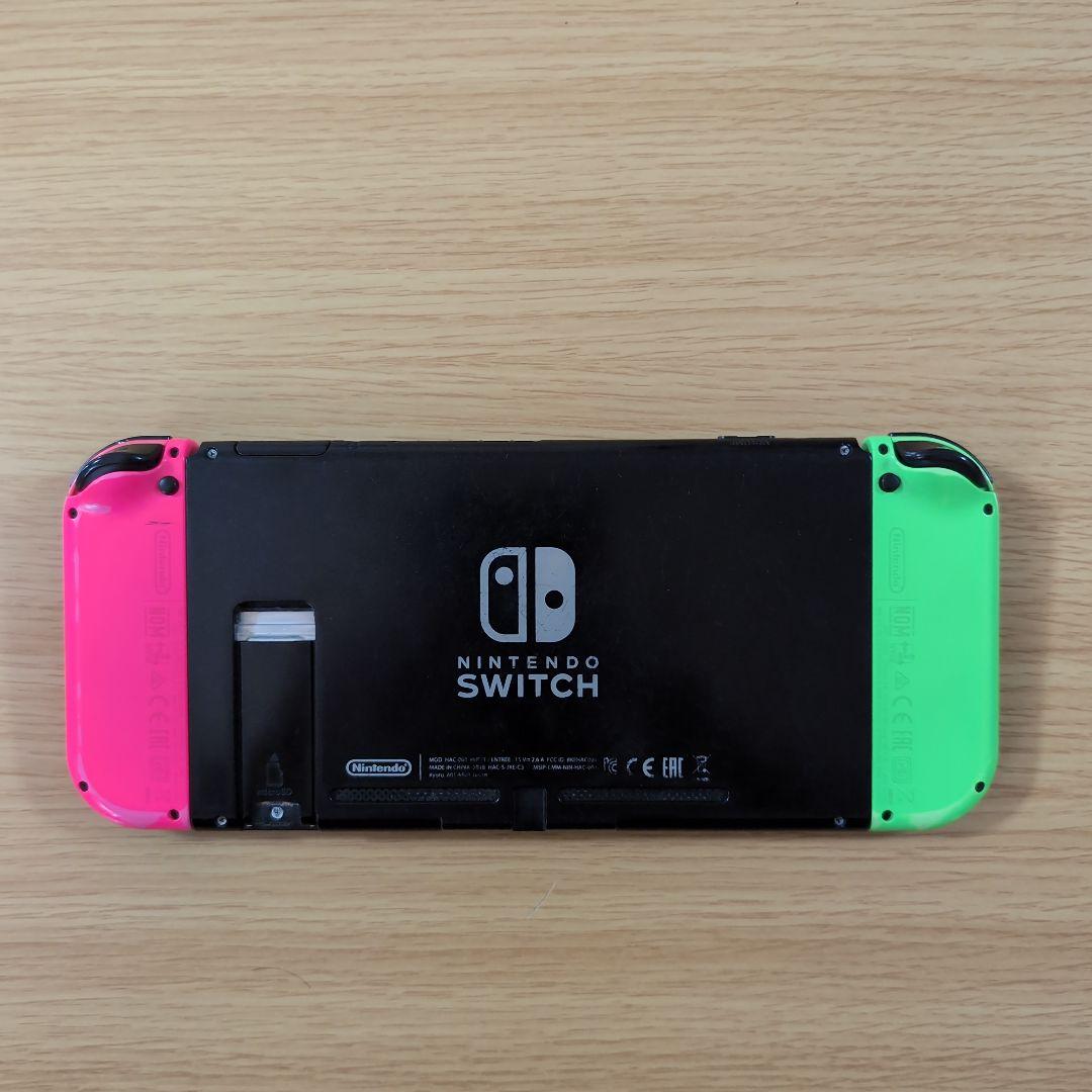 （ジャンク品）Nintendo Switch グリーン/ピンク 本体