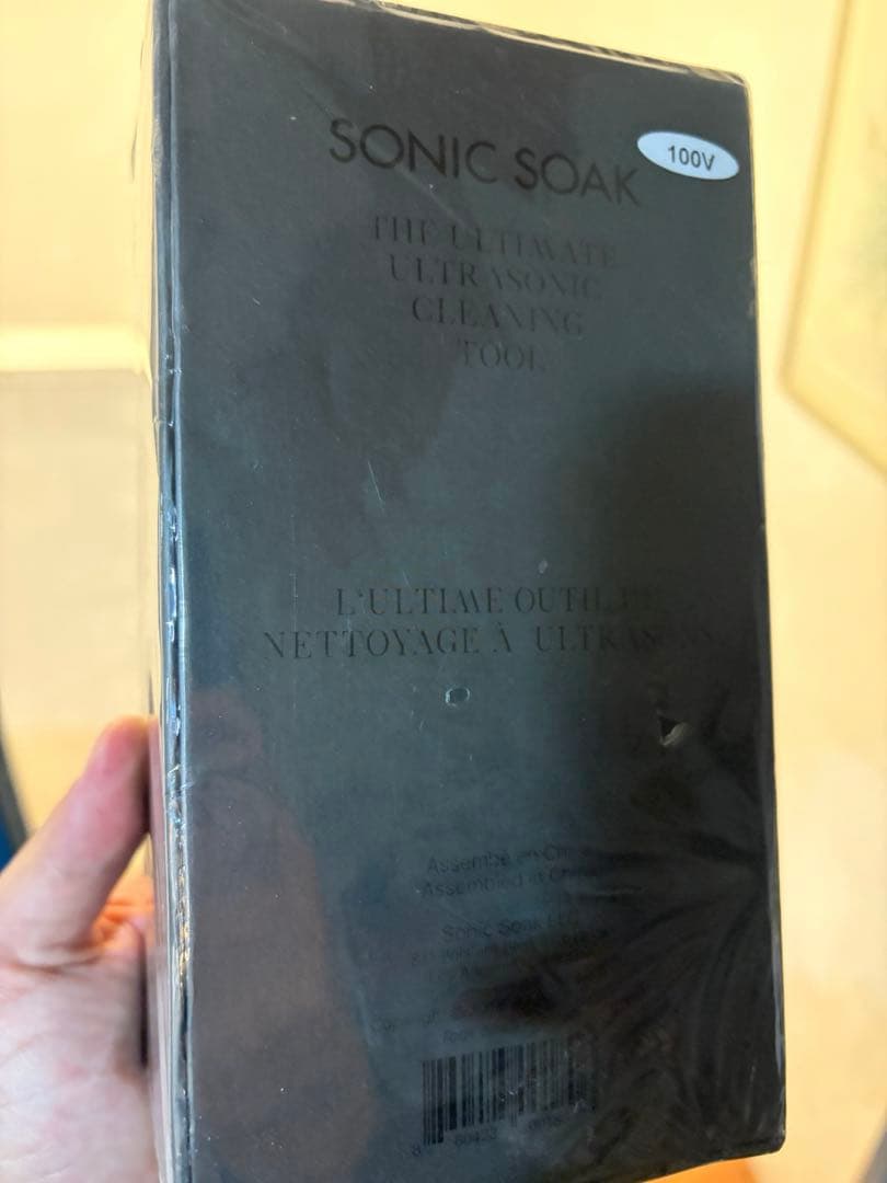 【新品未使用】Sonic Soak ソニックソーク 超音波洗浄機100V