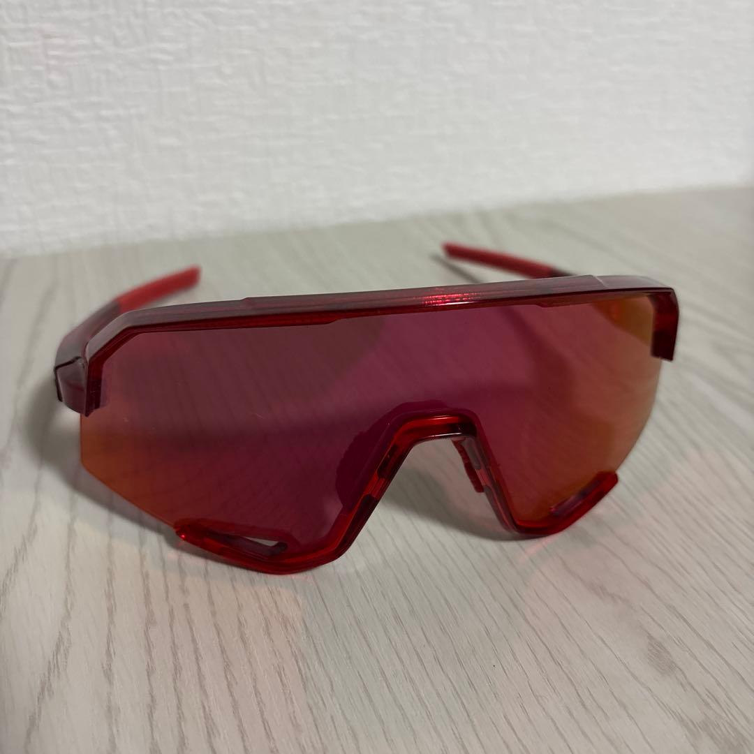 100%サングラス　ファイアレッド
