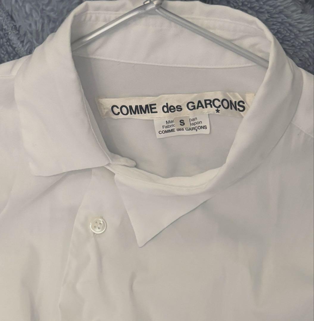 コムデギャルソン 25AW アシンメトリー シャツ 白　S
