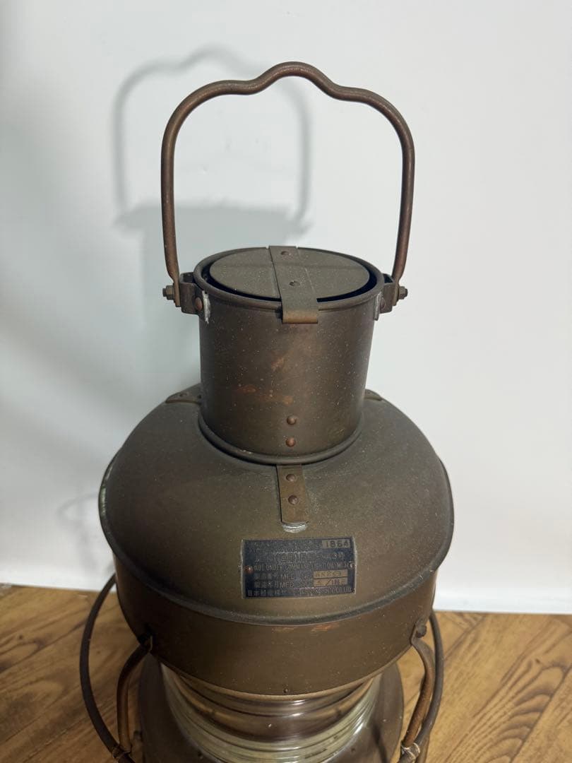 ◆美品◆レトロカンテラ◆日本船燈株式会社◆紅燈油用日船式第3号◆船舶用◆ランプ◆