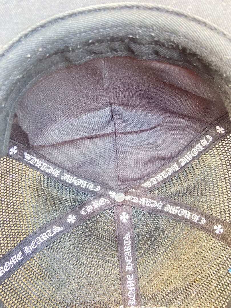 CHROME HEARTS クロムハーツ　ブラック トラッカーキャップ　メッシュ