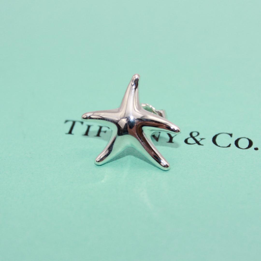 美品 Tiffany&Co. ティファニー スターフィッシュ シルバー ピアス