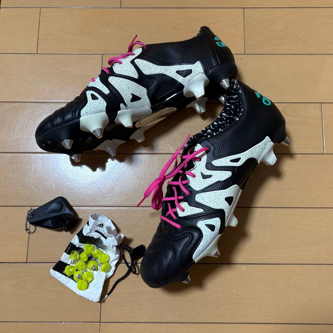 アディダス X 15.1 レザー SG 27cm サッカースパイク