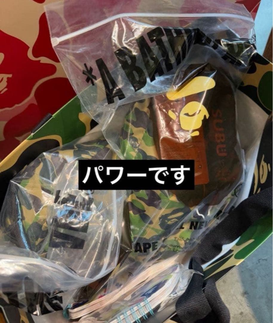 靴 A BATHING APE x SUBU Puffer sandal