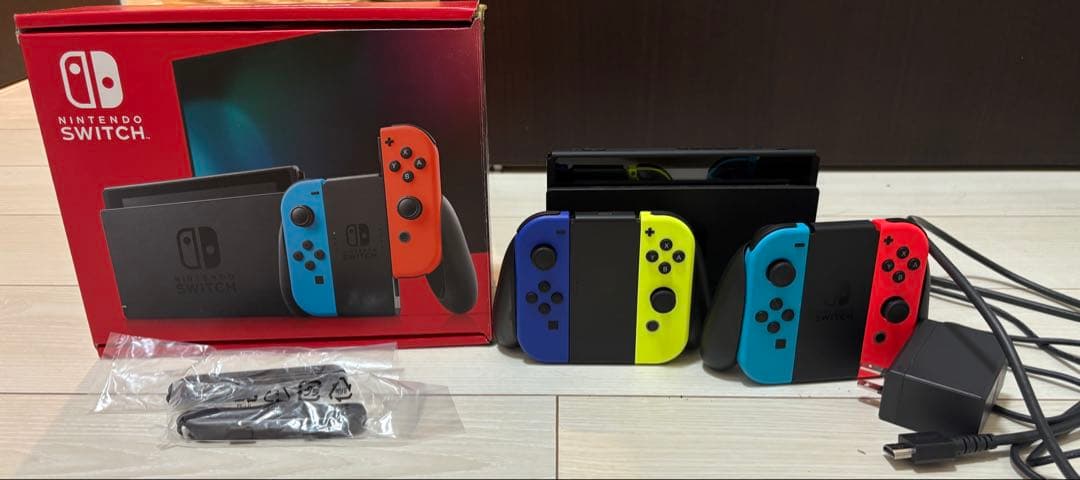 Nintendo Switch 本体 Joy-Con 3色 ゲームソフト付き