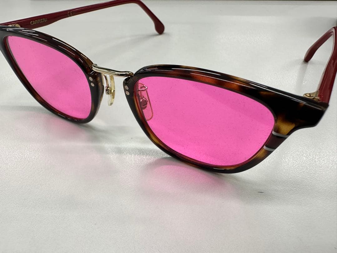 ネオダルトン 色覚補正メガネ Carreraフレーム ほぼ未使用 赤補正