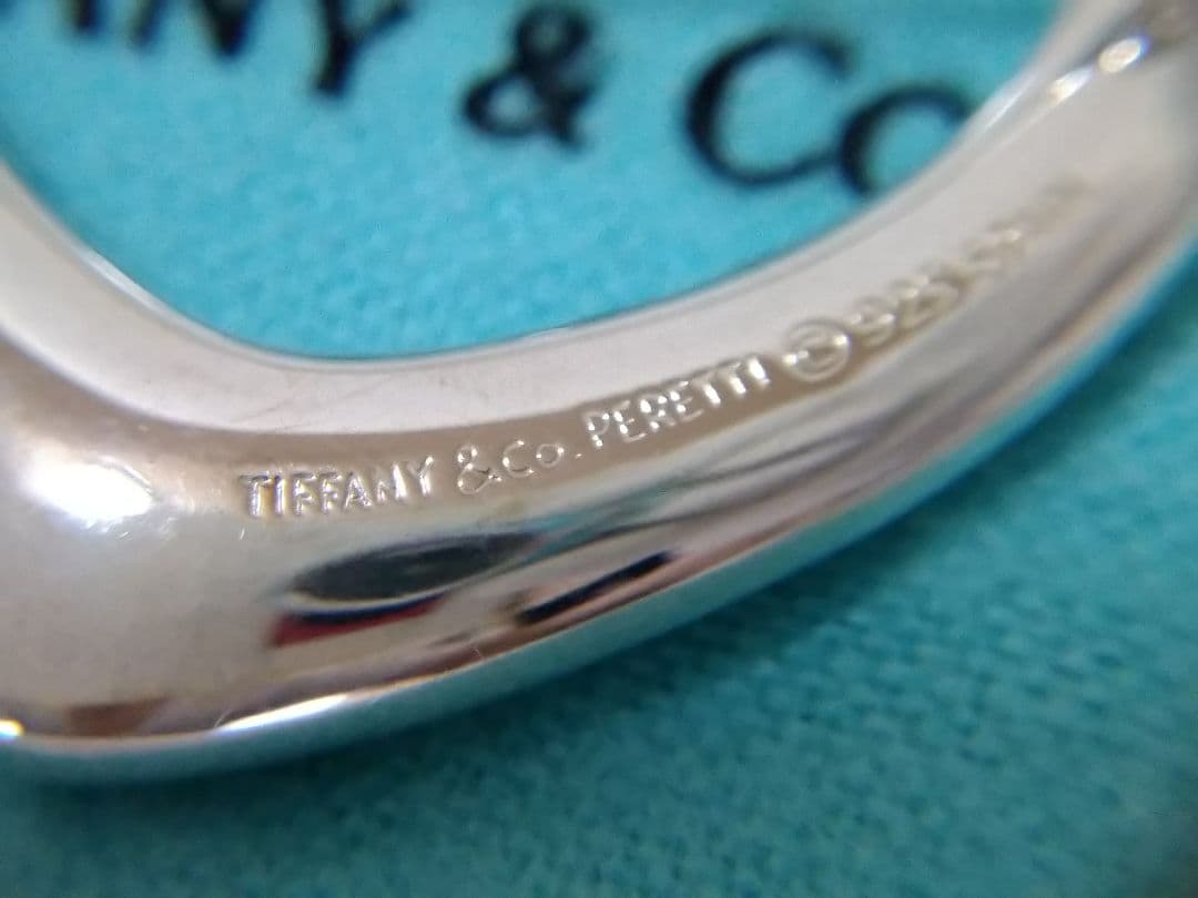 ティファニー　 TIFFANY　オープンハート　ブローチ　Ｌサイズ