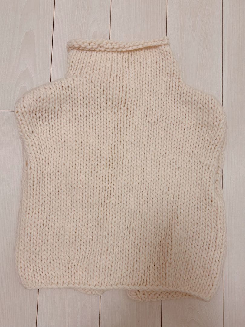 tumugu: ツムグ　ロービングローゲージハンドニット2wayベスト