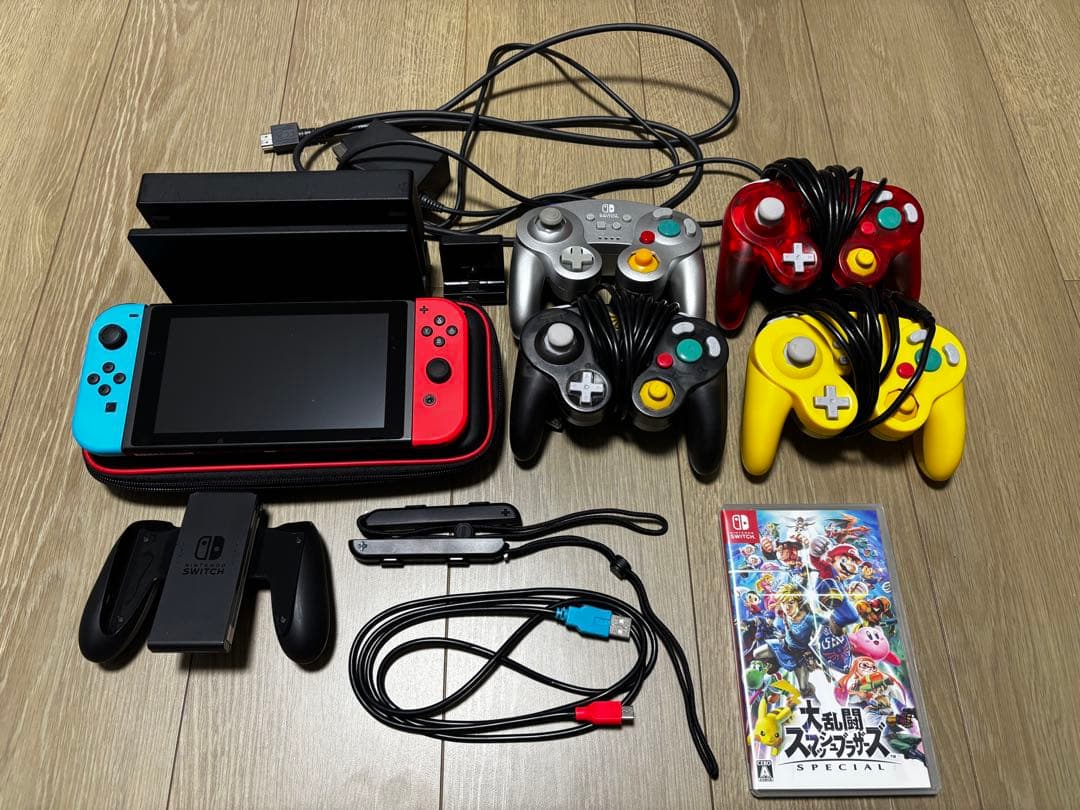 Nintendo Switch 本体+大乱闘スマッシュブラザーズSP+他セット