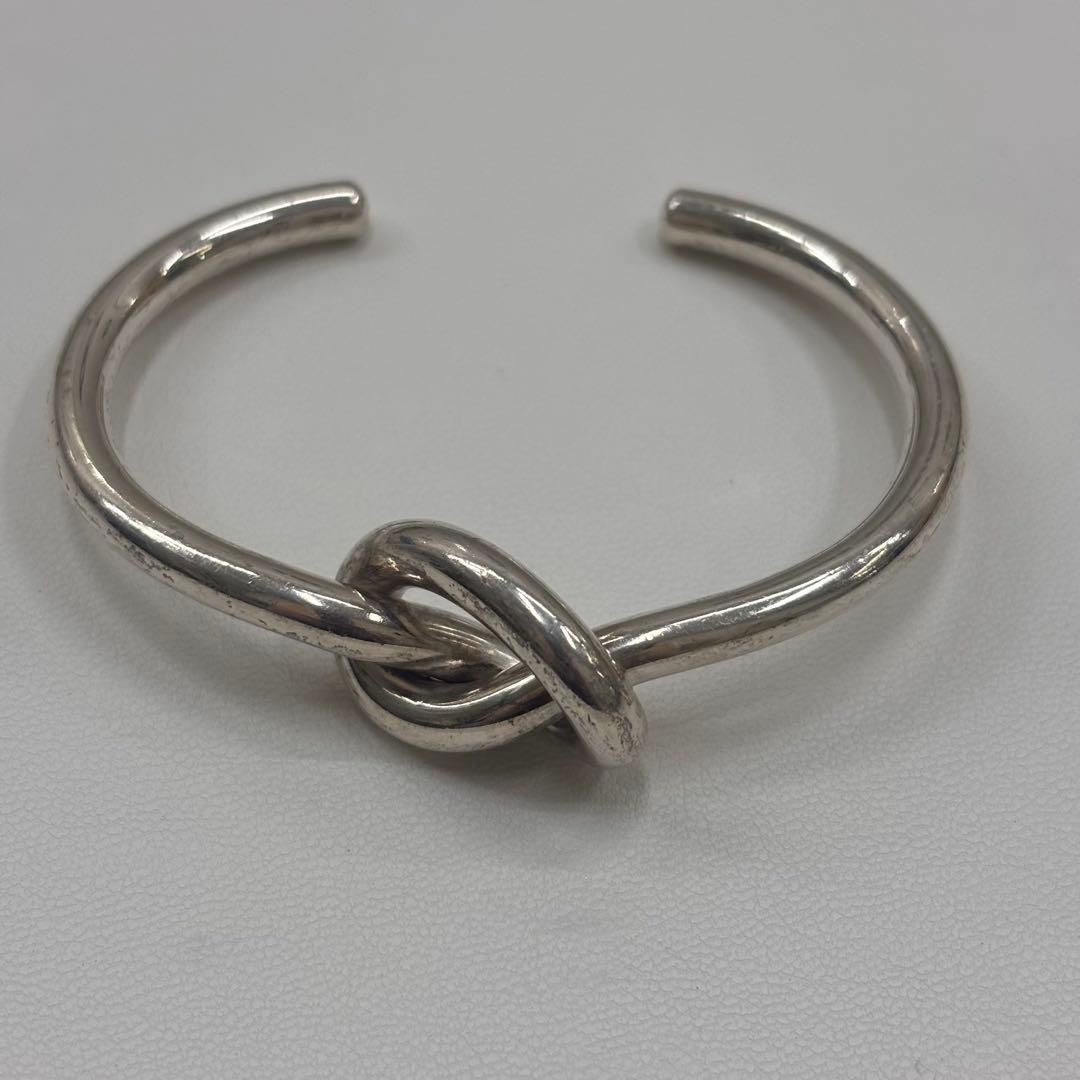 ジョージジェンセン シルバー 925 ラブ ノット バングル ブレスレット