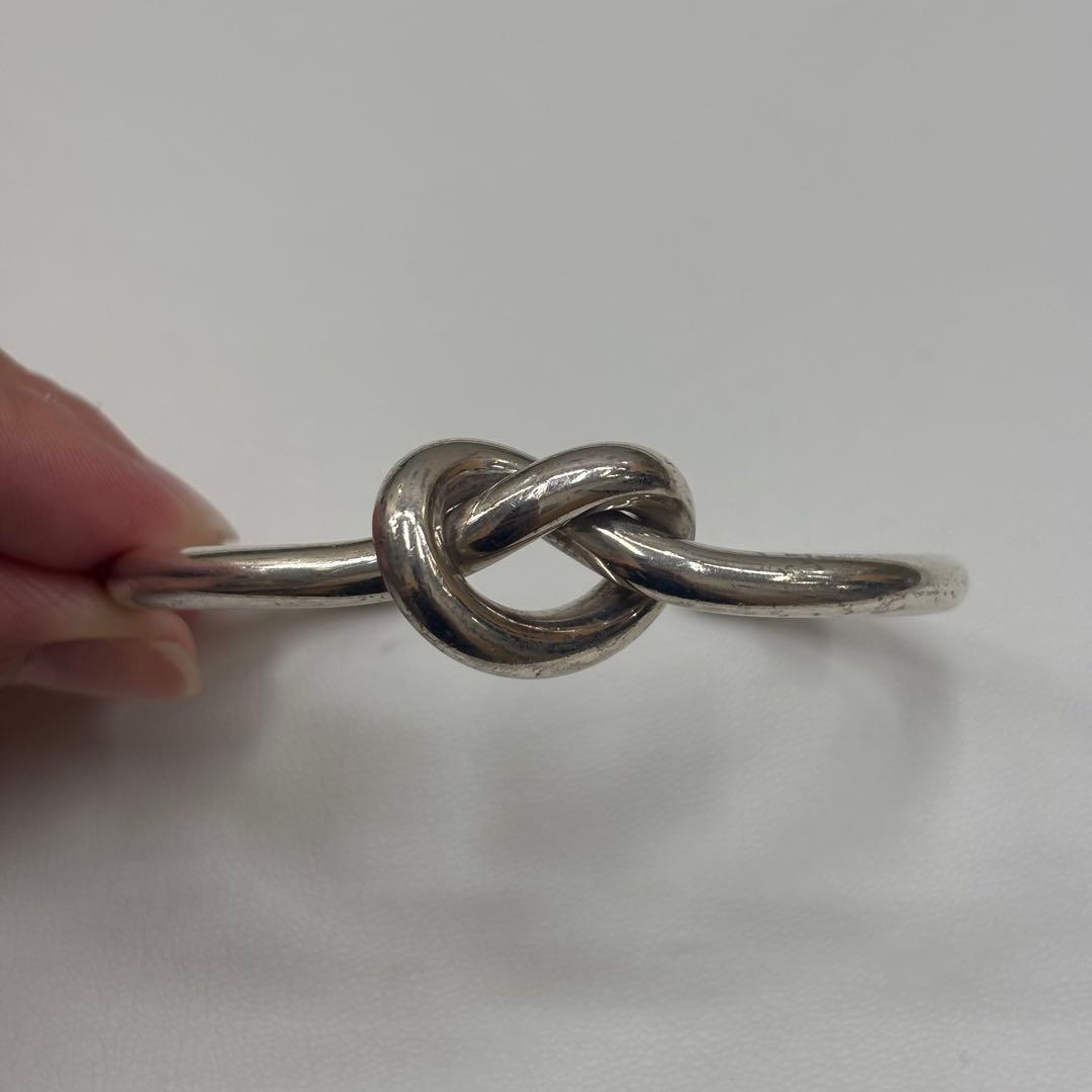 ジョージジェンセン シルバー 925 ラブ ノット バングル ブレスレット