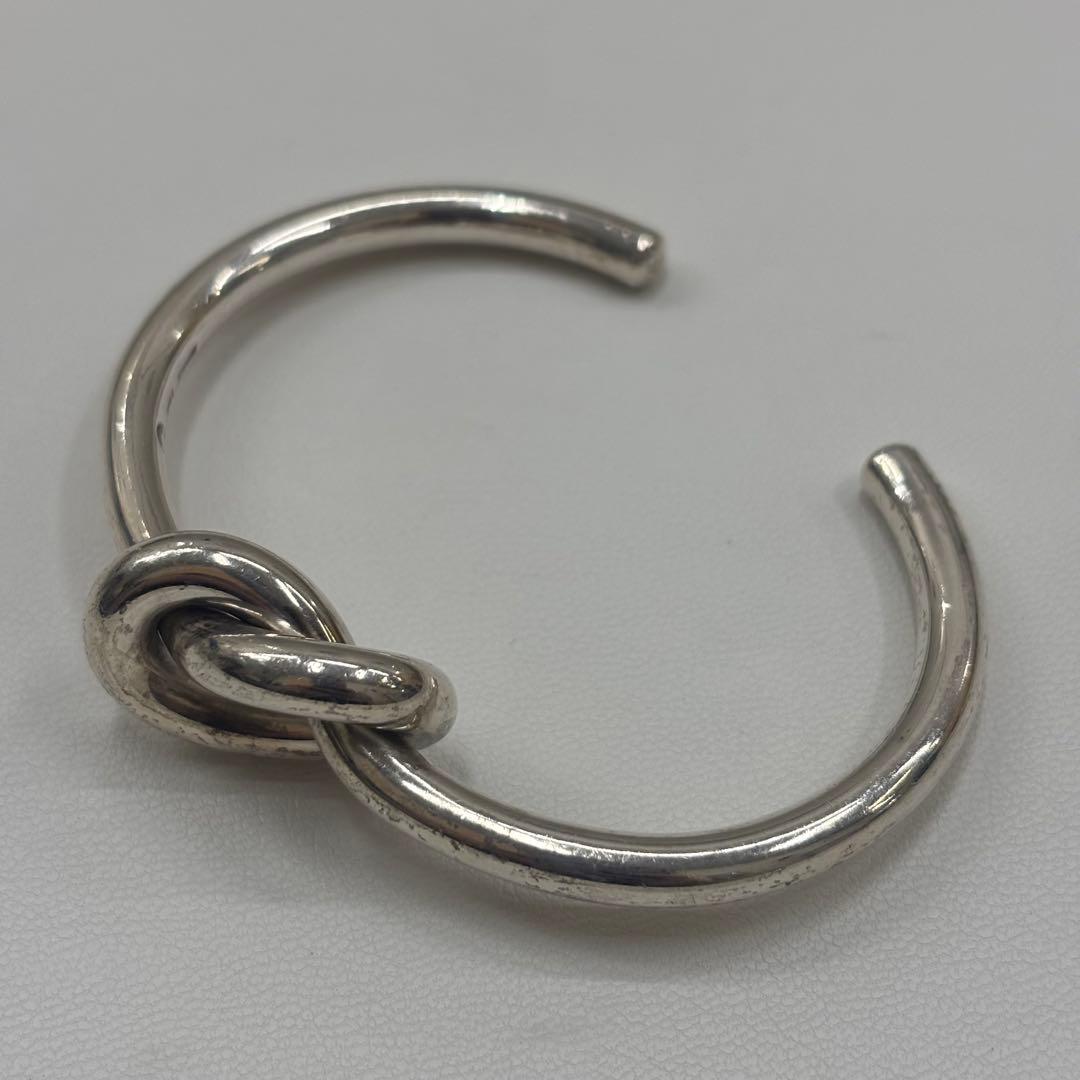 ジョージジェンセン シルバー 925 ラブ ノット バングル ブレスレット