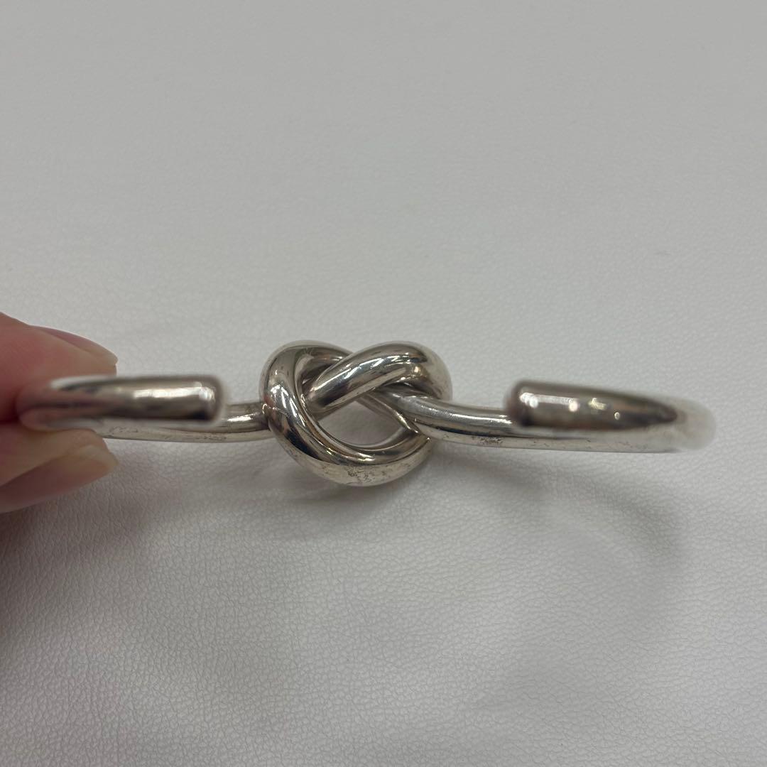 ジョージジェンセン シルバー 925 ラブ ノット バングル ブレスレット