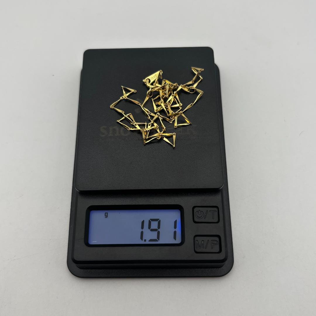 極美品 K18ゴールド ネックレス シンプル 45CM