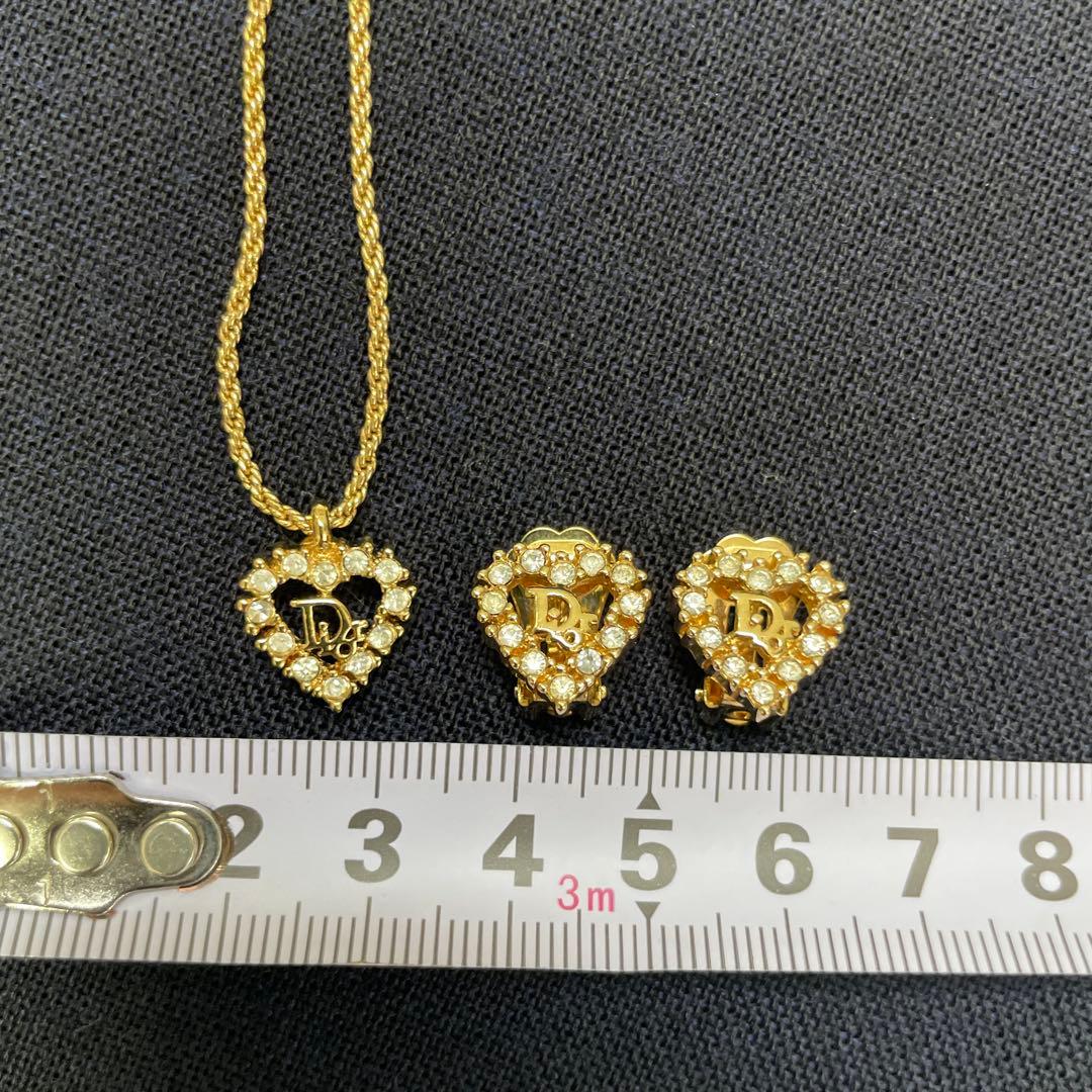 ChristianDior/クリスチャンディオール、ネックレス.イヤリングSET