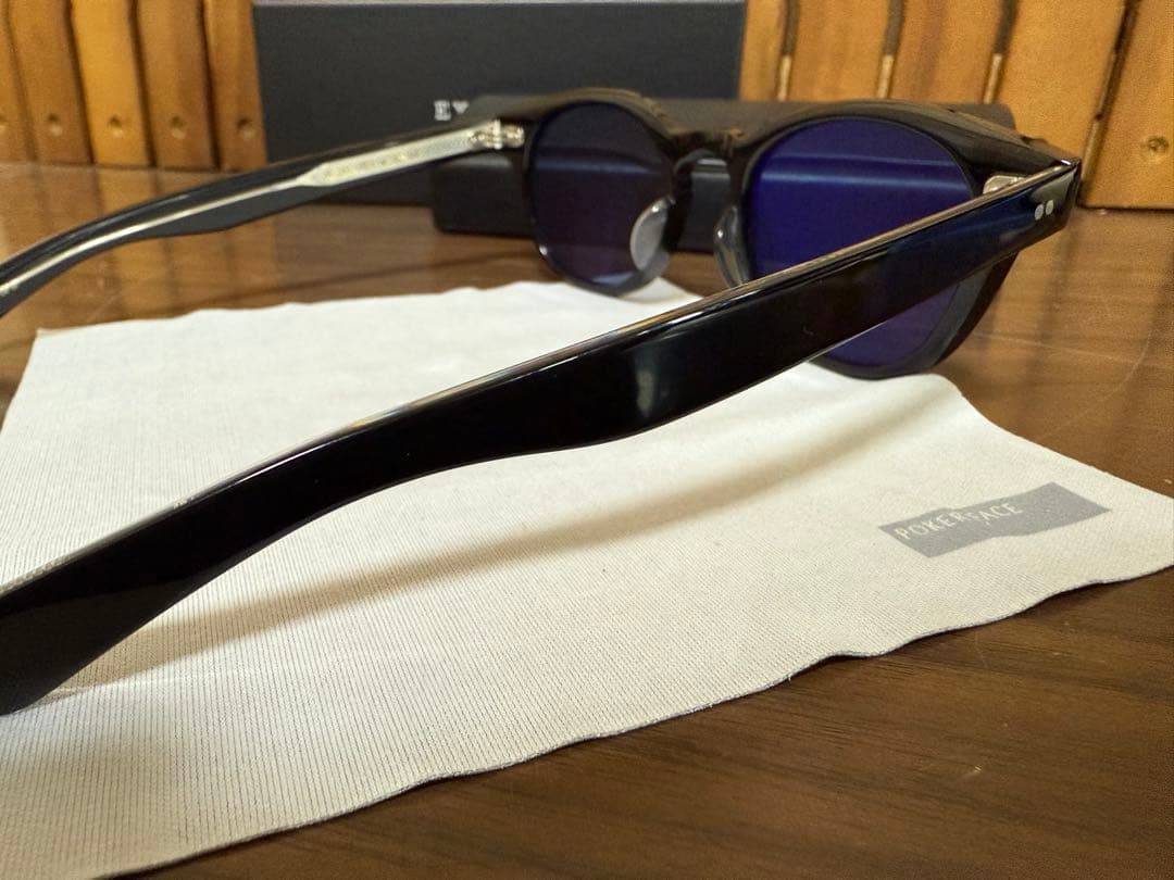 EYEVAN アイヴァン Arcadeサングラス ブラック ブルーレンズ