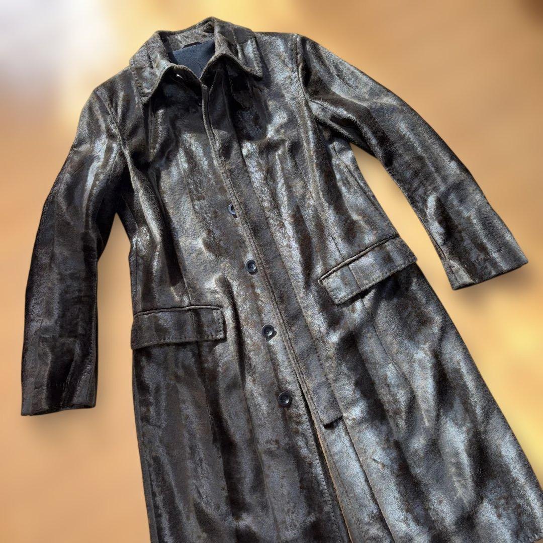 UDO EDLING ウド・エドリング♦︎フェイクファーロングコートイタリア製