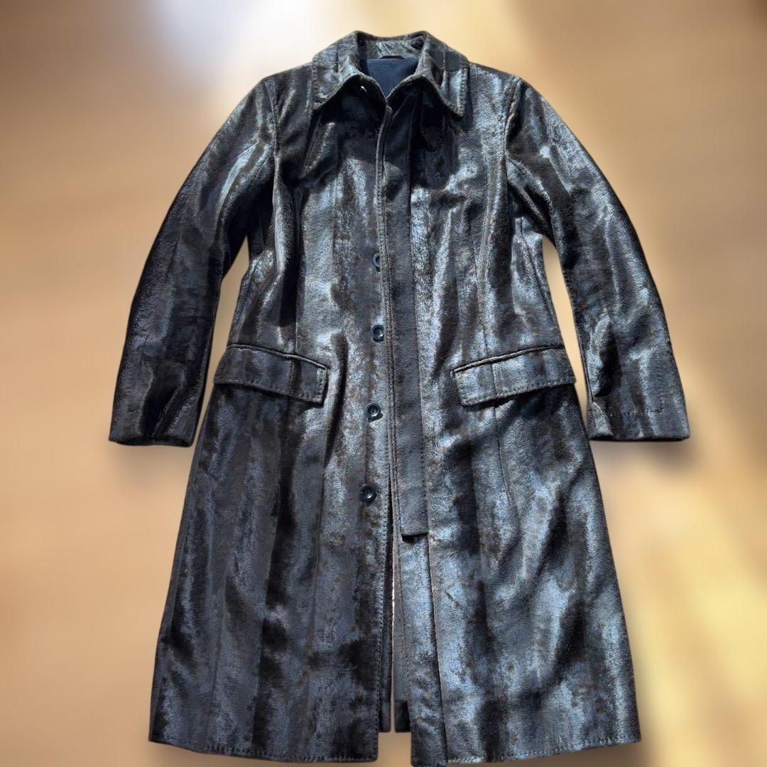 UDO EDLING ウド・エドリング♦︎フェイクファーロングコートイタリア製