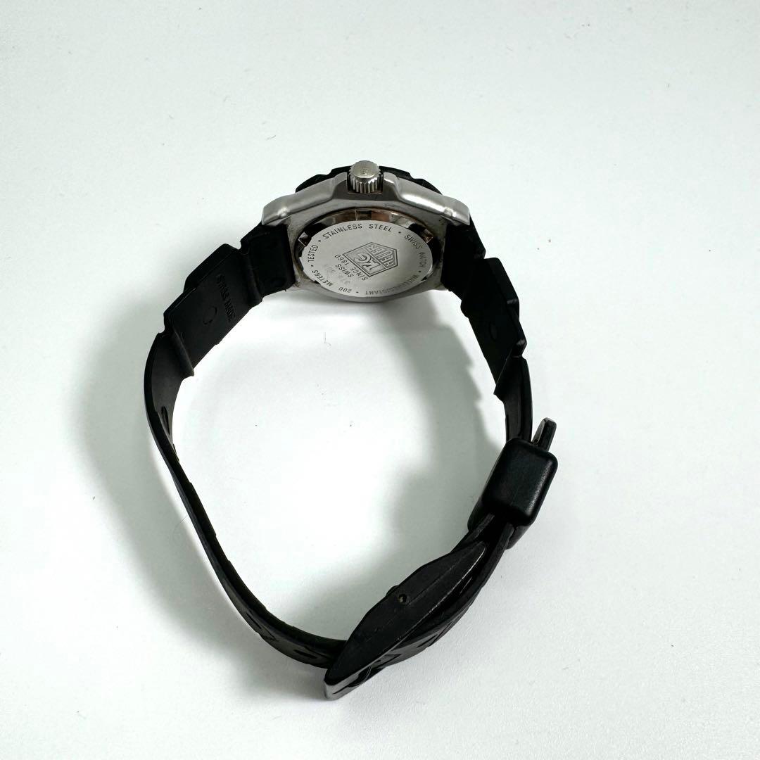 タグホイヤー 腕時計 プロフェッショナル200m 黒文字盤 レディース ラバー