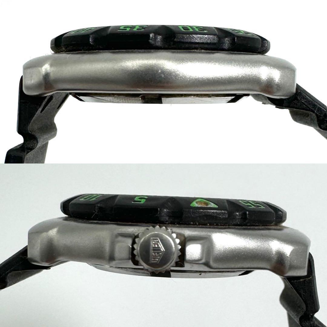 タグホイヤー 腕時計 プロフェッショナル200m 黒文字盤 レディース ラバー