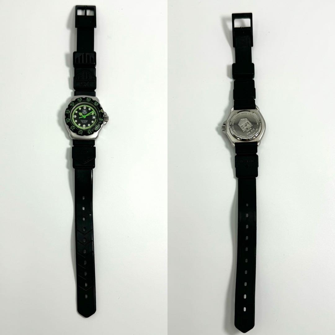 タグホイヤー 腕時計 プロフェッショナル200m 黒文字盤 レディース ラバー