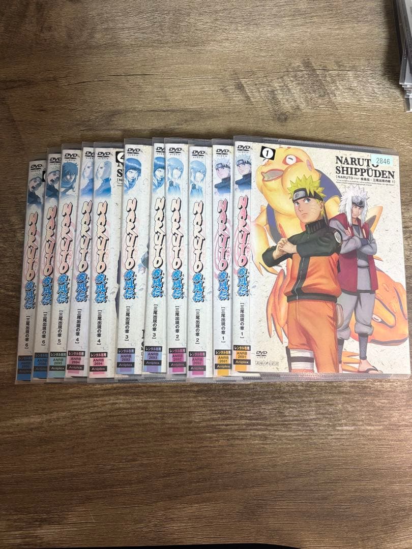 ナルトdvdレンタル落ちセット