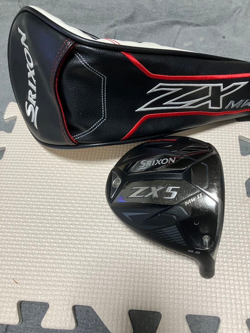 スリクソン　ZX5 MK2 9.5° ドライバー　ヘッドのみ　ヘッドカバー有り