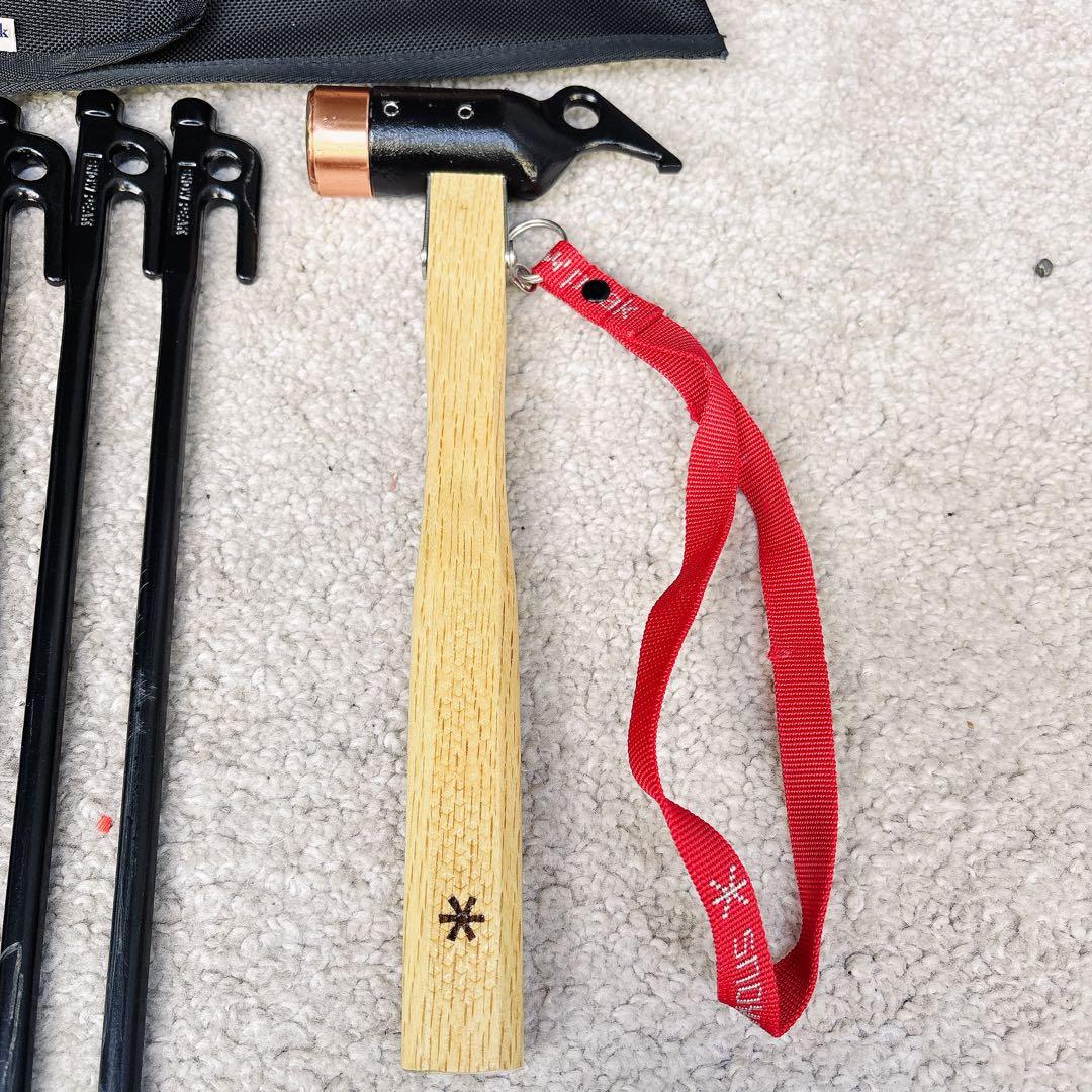 スノーピーク ソリッドステーク ペグハンマー PRO トンカチ 金槌 セット