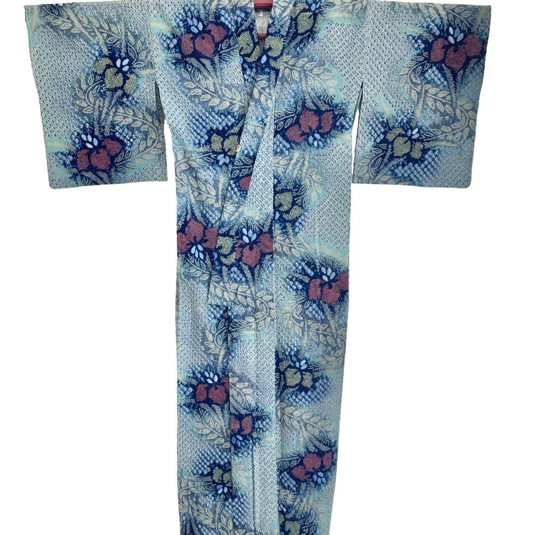 ★yuiです★お洒落　身丈157 有松絞り　絞り染め　絞り浴衣　NO48
