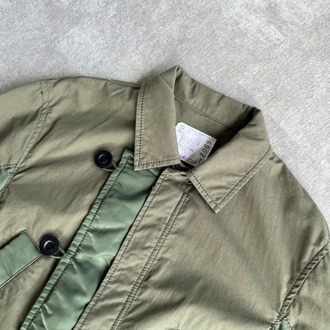 sacai （サカイ）COTTON NYLON OXFORD COAT