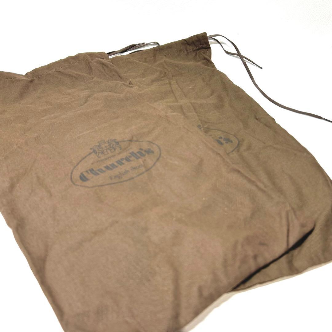 【ほぼ新品】チャーチ スエードウイングチップ フェアフィールドUK7