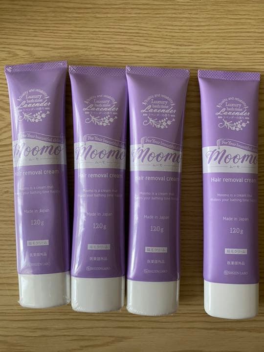 自然派研究所 moomo 除毛クリーム4本セット