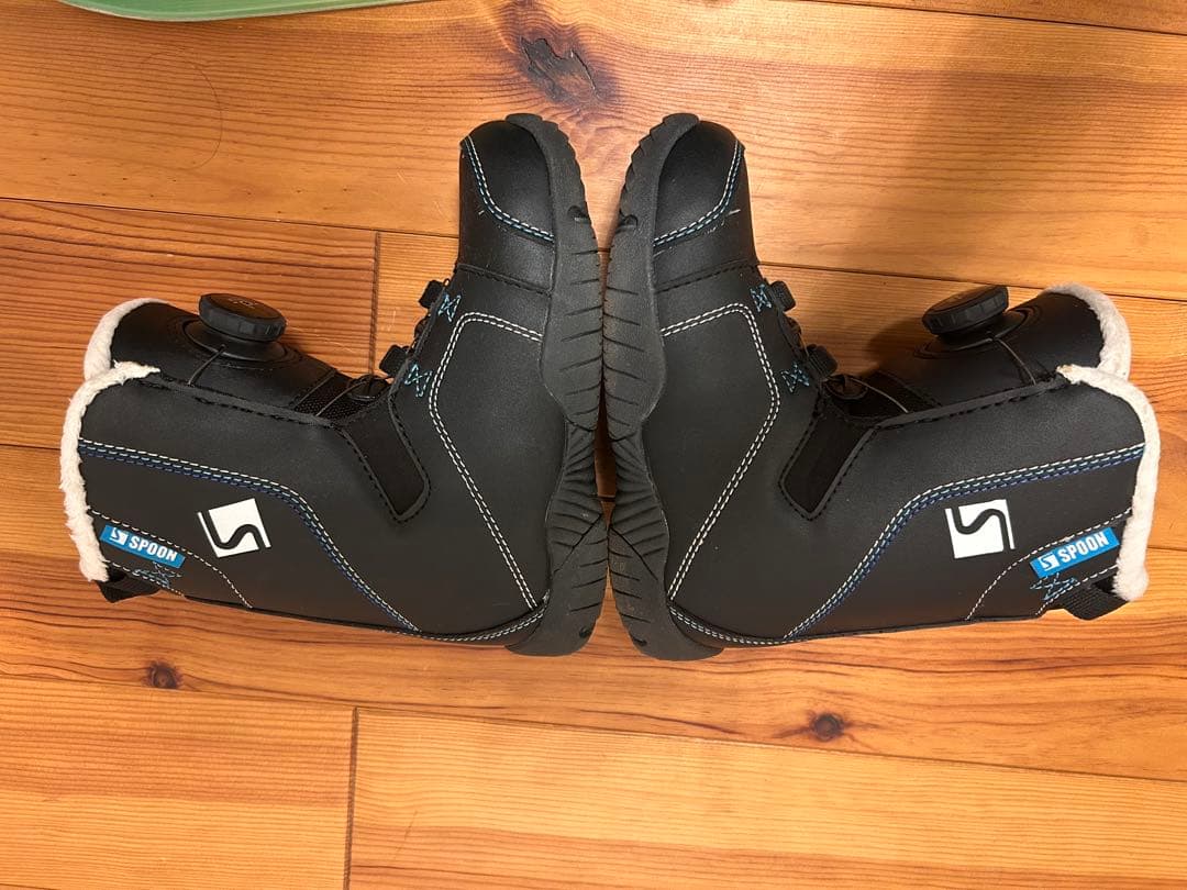 SPOON Natureキッズ スノーボードビンディングブーツ3点セット 120