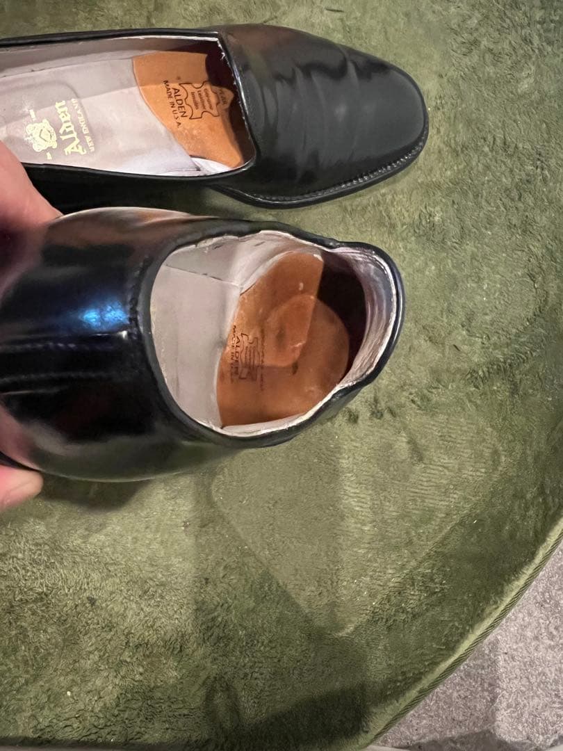 値下げALDEN オールデン N9104 スリッポンローファー　コードバンUS7