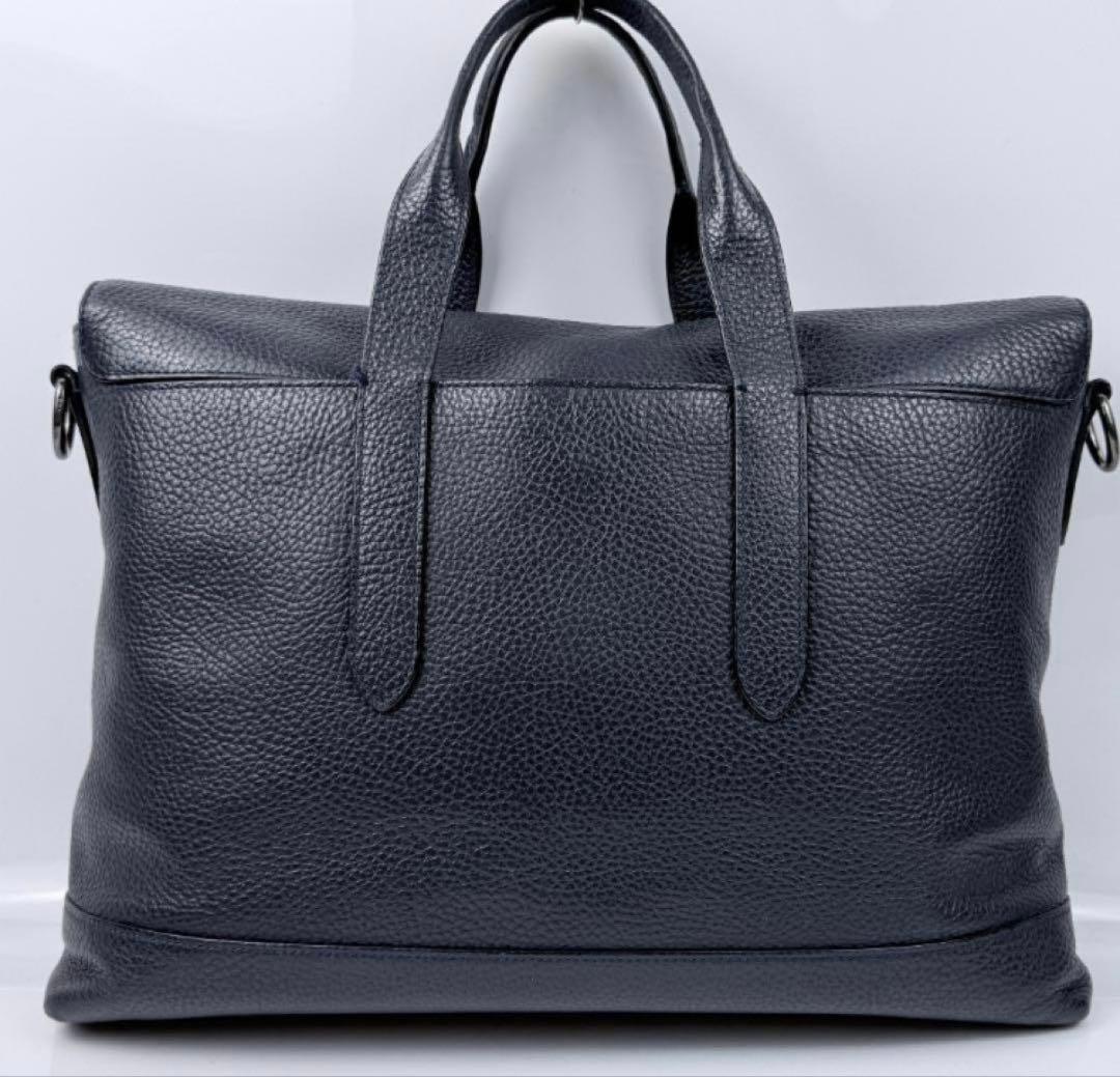 COACH コーチ ハミルトン ネイビー ビジネスバッグ