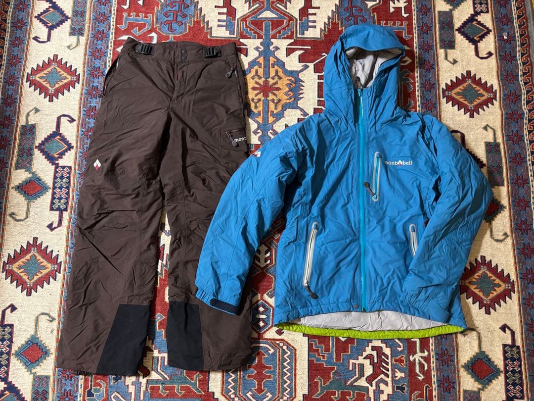 3回使用のみmontbellモンベルスキーウェアスノボセットレディースM