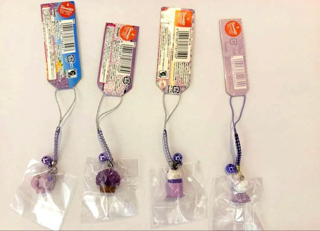 レア！　ハローキティ　ご当地　北海道限定　ラベンダー　ストラップ 根付