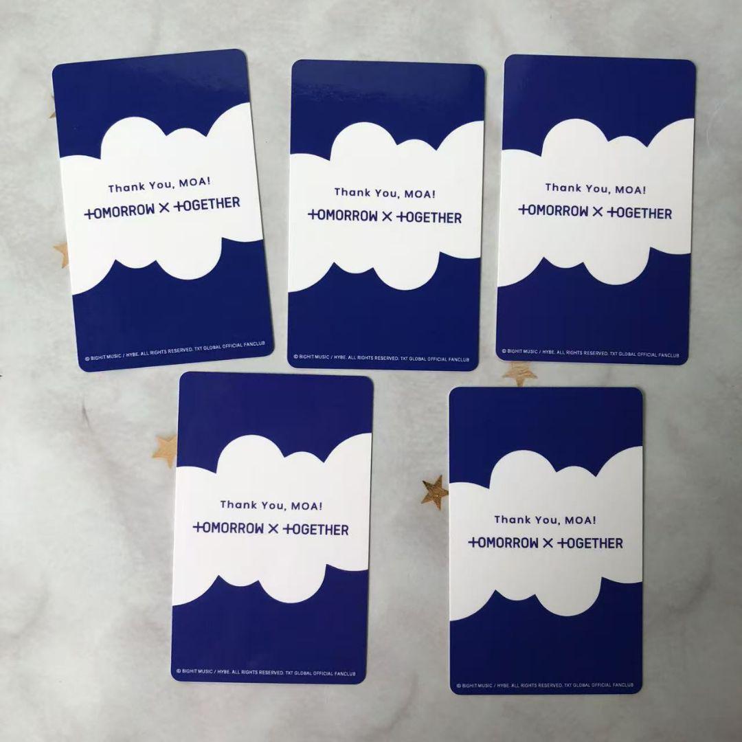 TXT happy together quiz FC クイズ トレカ 5枚