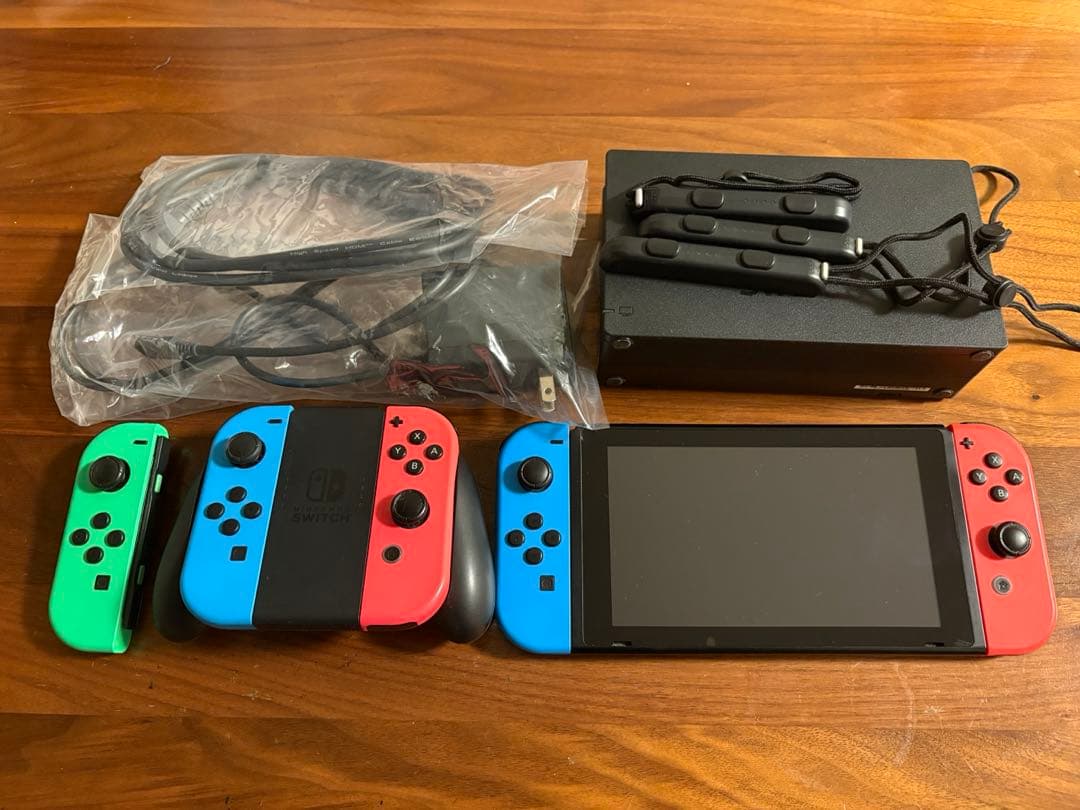 【256GB SDカード付】スイッチ本体(付属品完備)＋追加Joy-Con3個